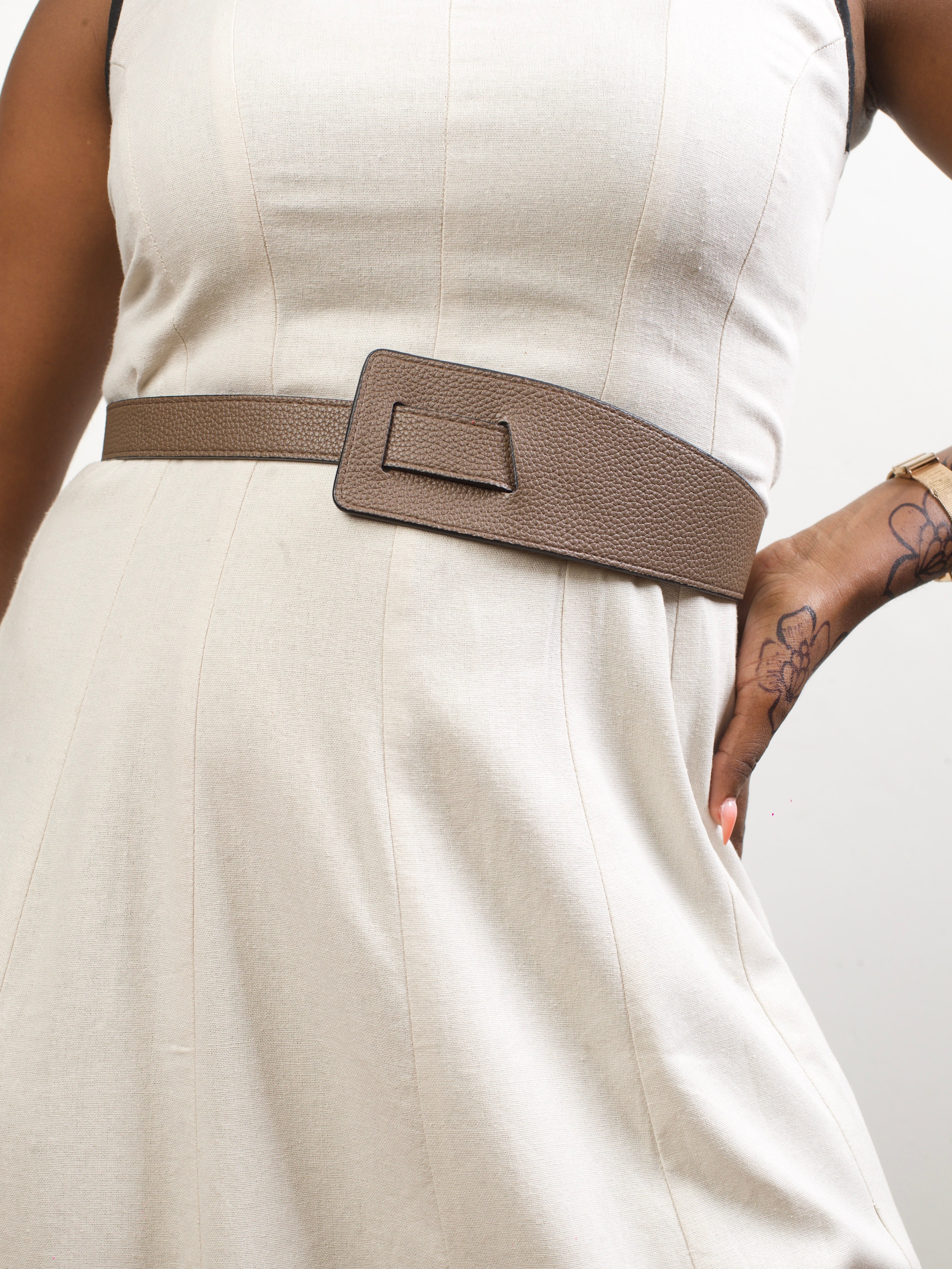 Afrodame Belt - Taupe — view 2