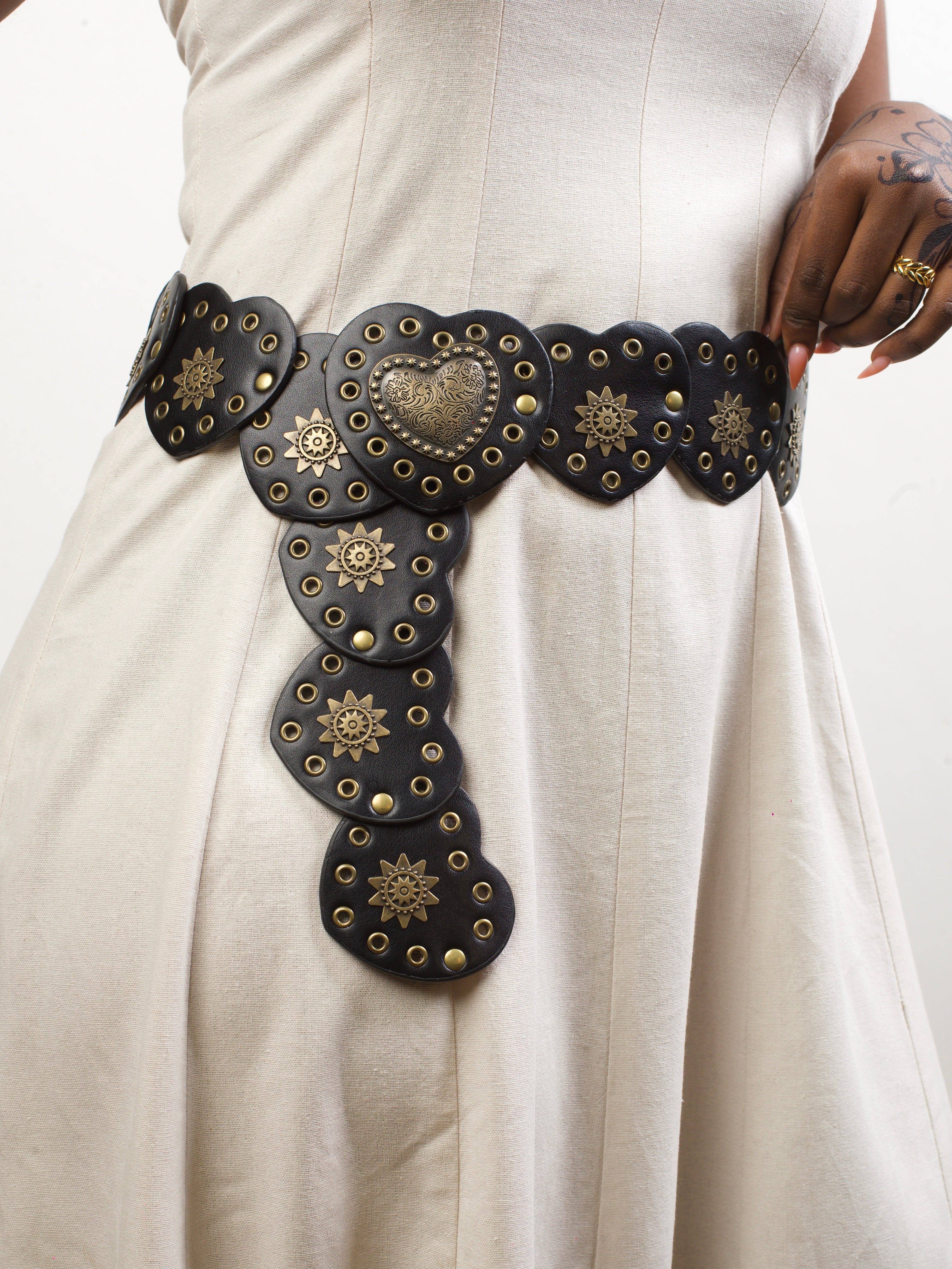 Afrodame Boho Belt - Black — view 2