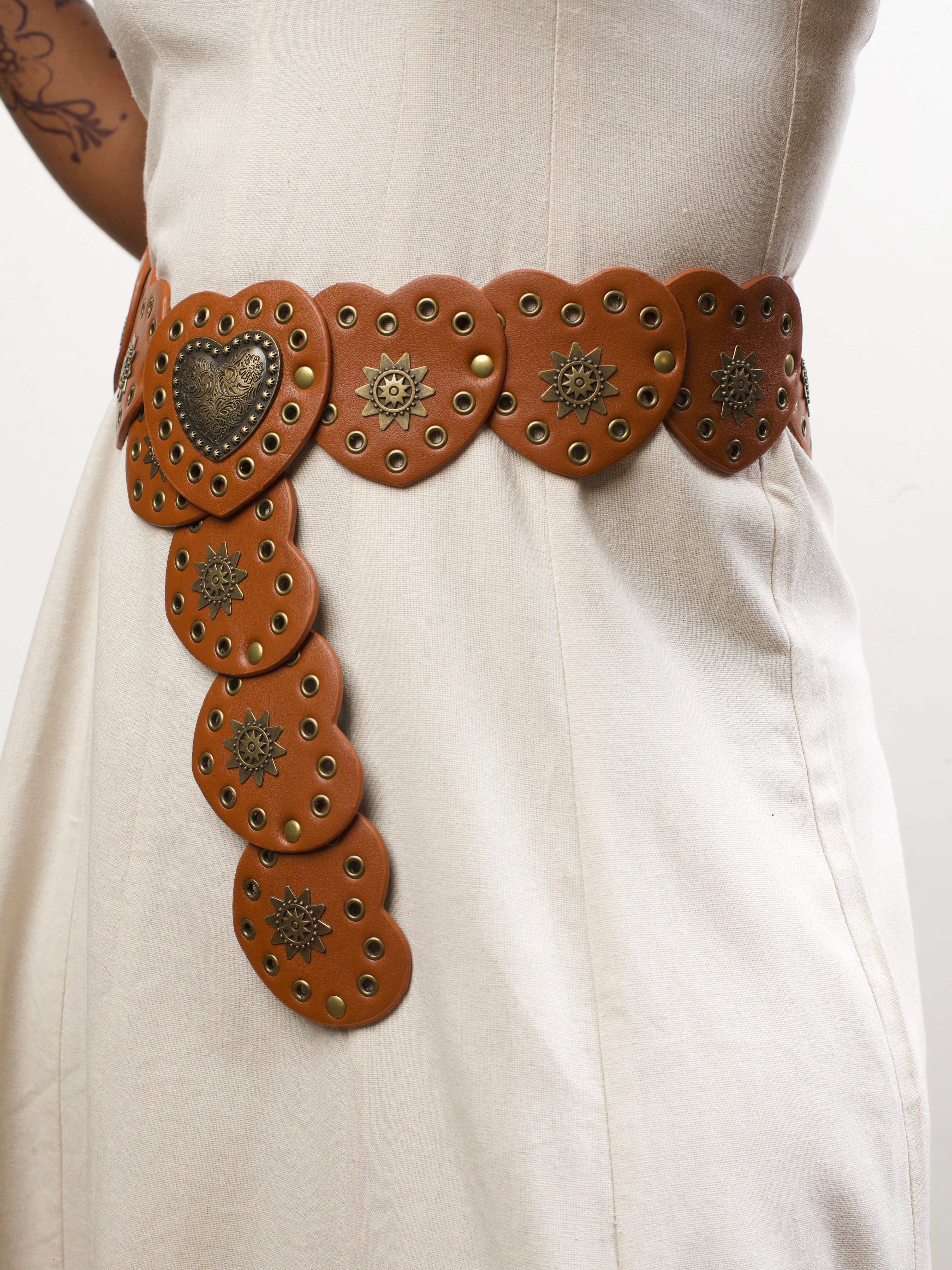 Afrodame Boho Belt - Brown — view 3