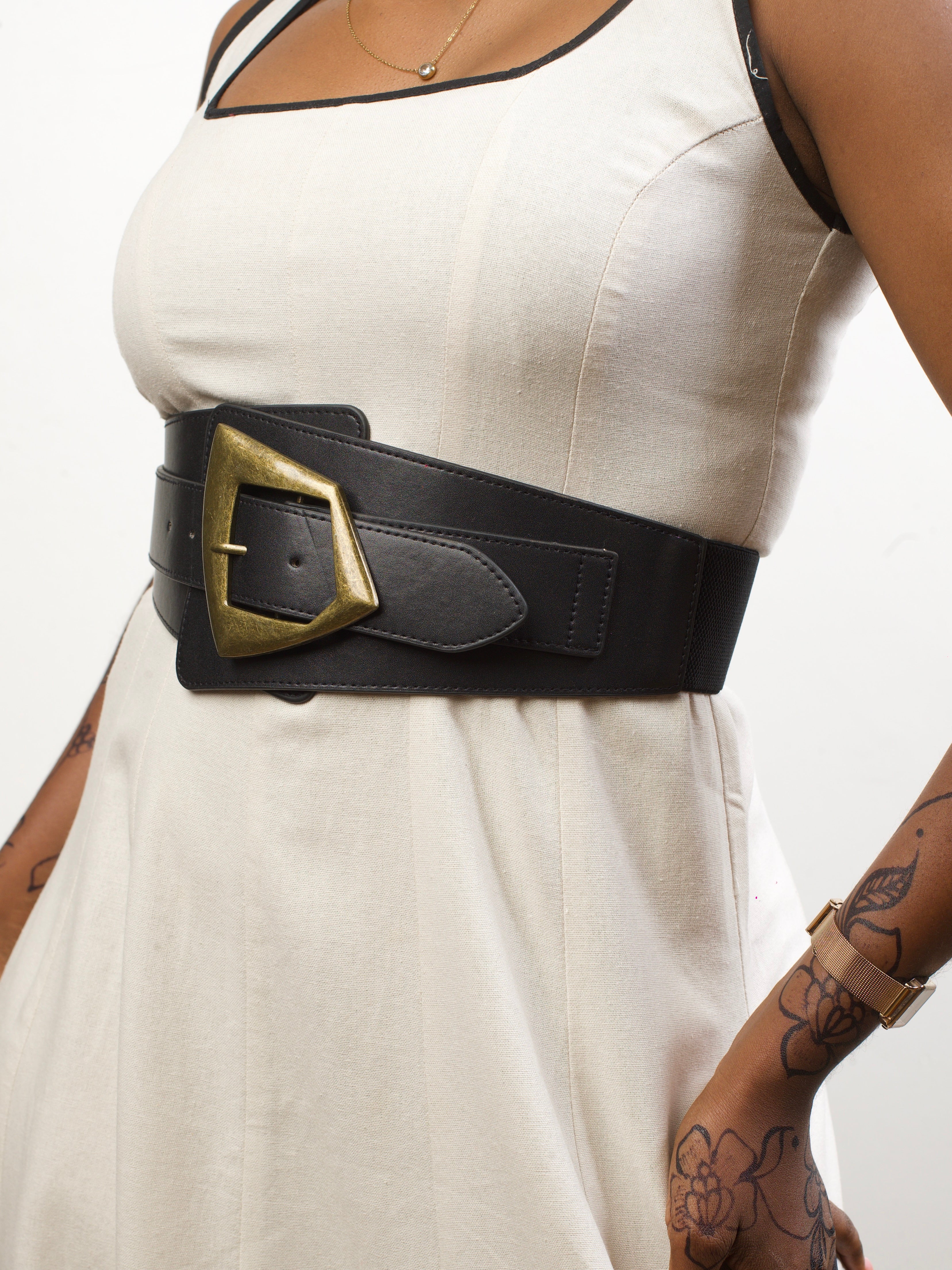Afrodame Corset Belt - Black — view 2