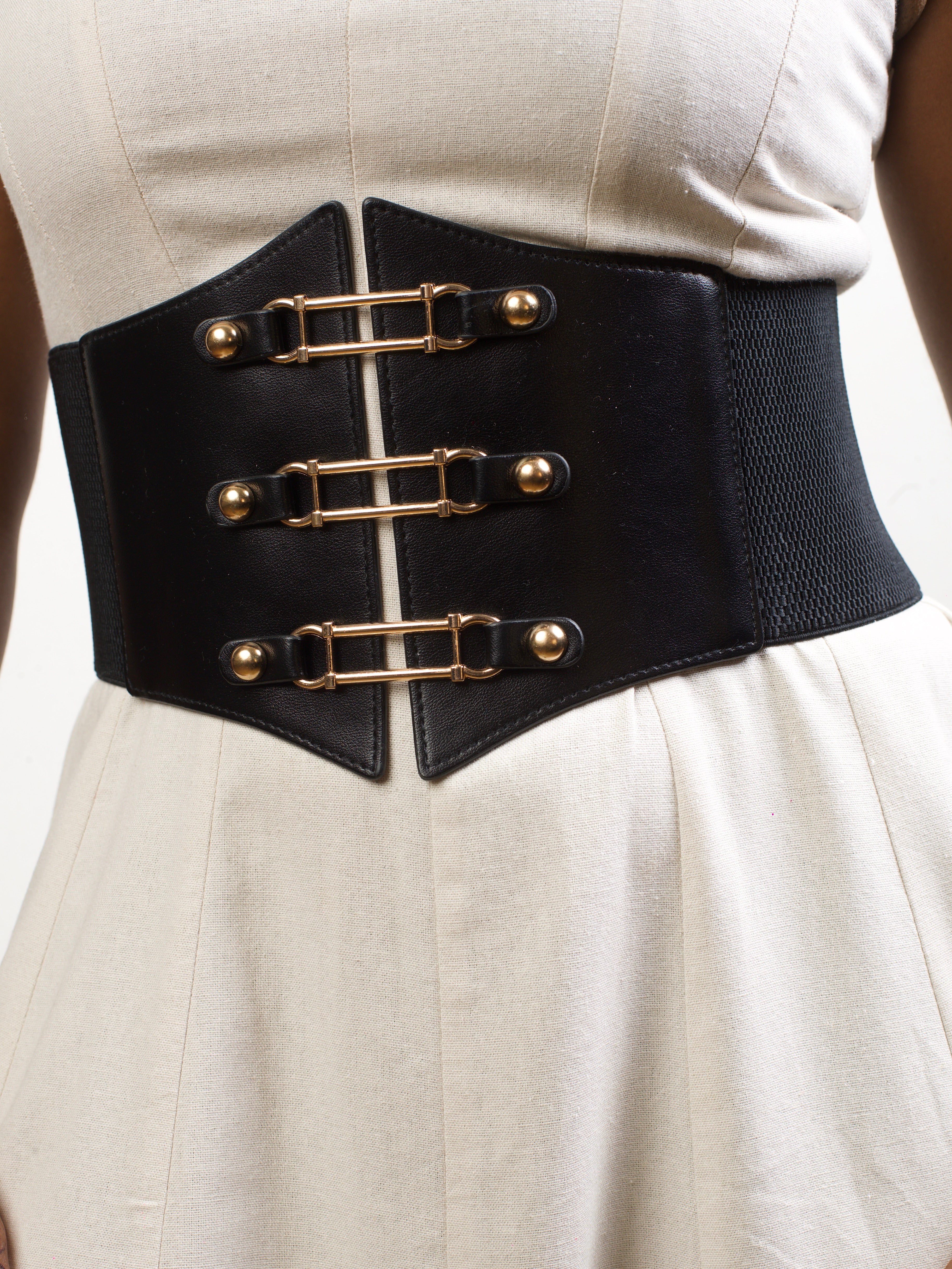 Afrodame Corset Belt - Black — view 2