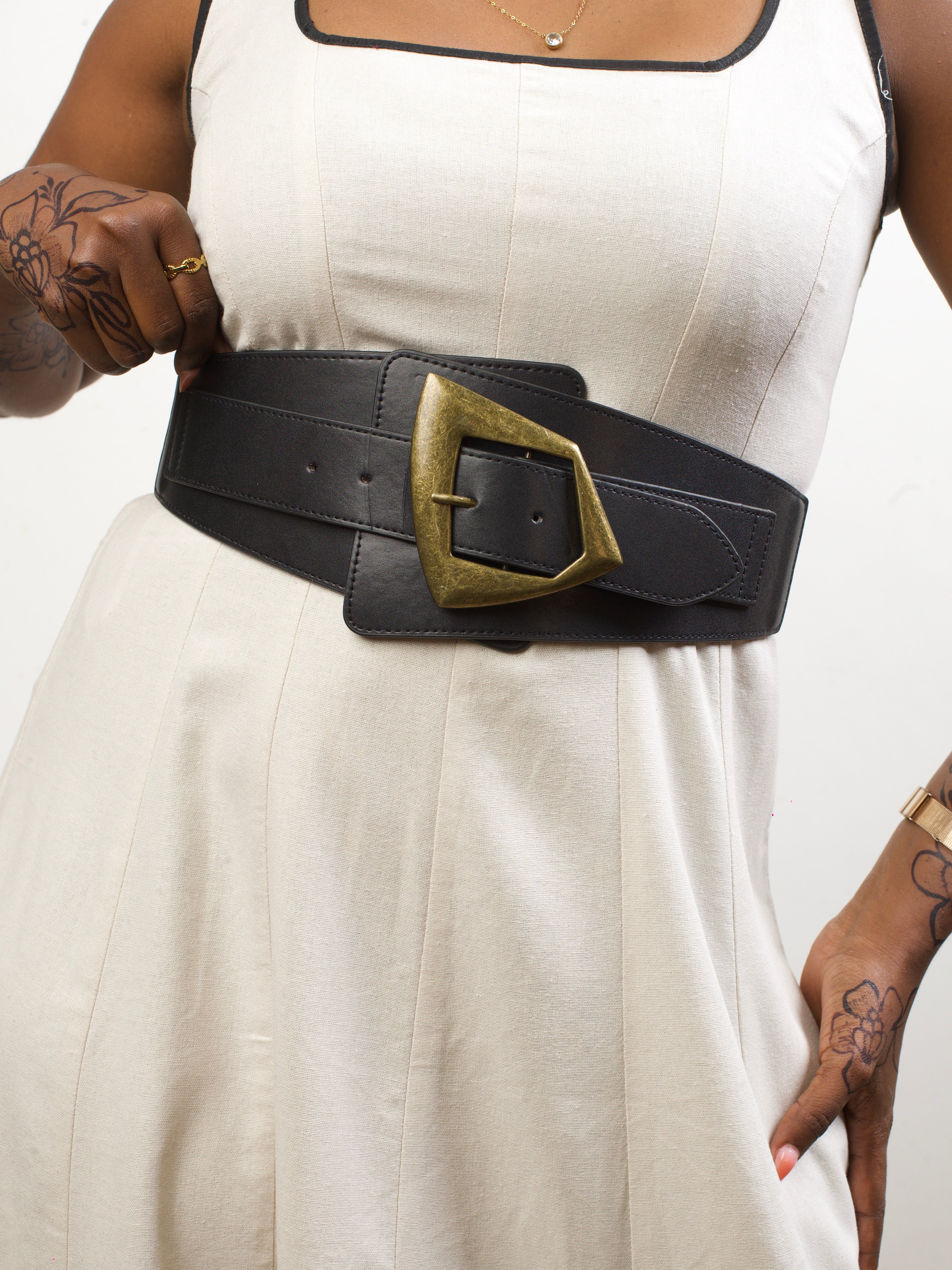 Afrodame Corset Belt - Black — view 3