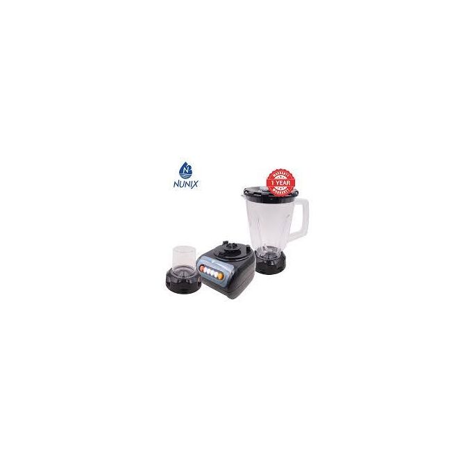 AK-105, 2 In 1 Blender With Grinding Machine - 350W - 1.5L - Black — view 3
