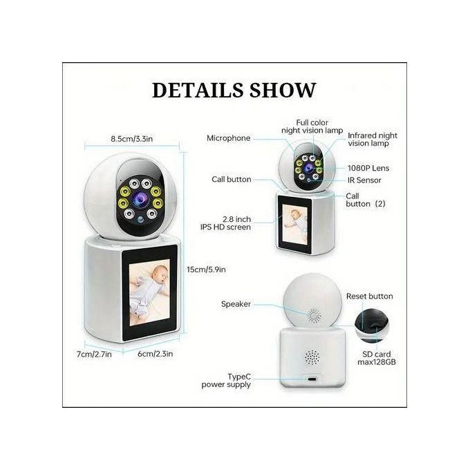 BABY MONITOR NANNY CAMERA CCTV SECURITY WIRELESS WIFI SURVEILLANCE 1080P — view 2