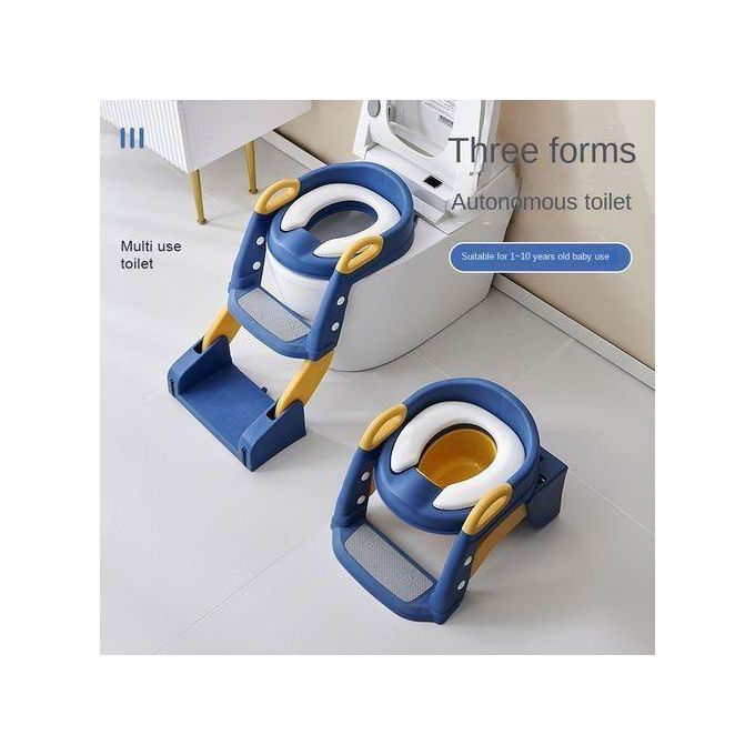 Baby Potty With Ladder, Portable Training Kids Toilet Seat — view 3