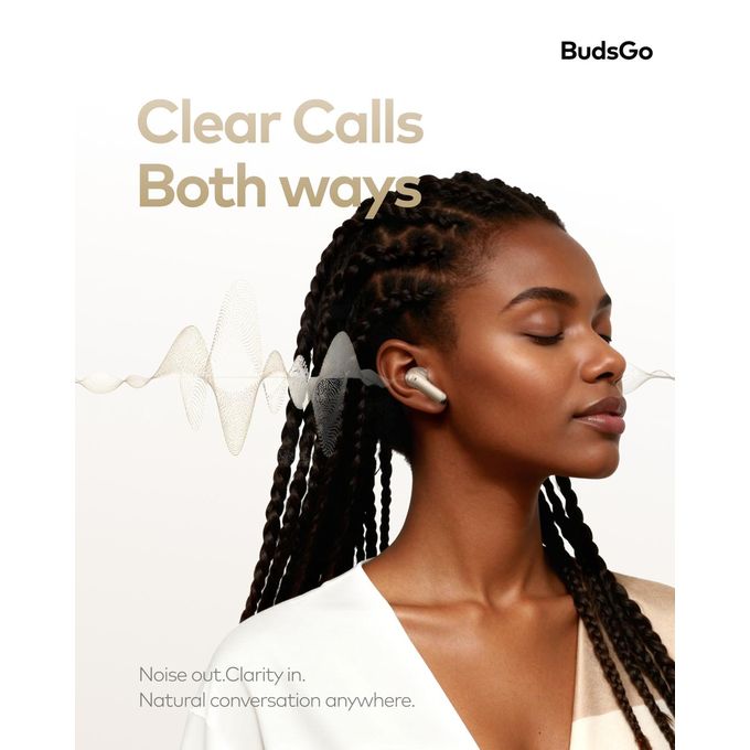 BudsGo - True Wireless Stereo Earpods with 6 hours playtime, 13mm dynamic driver — view 3