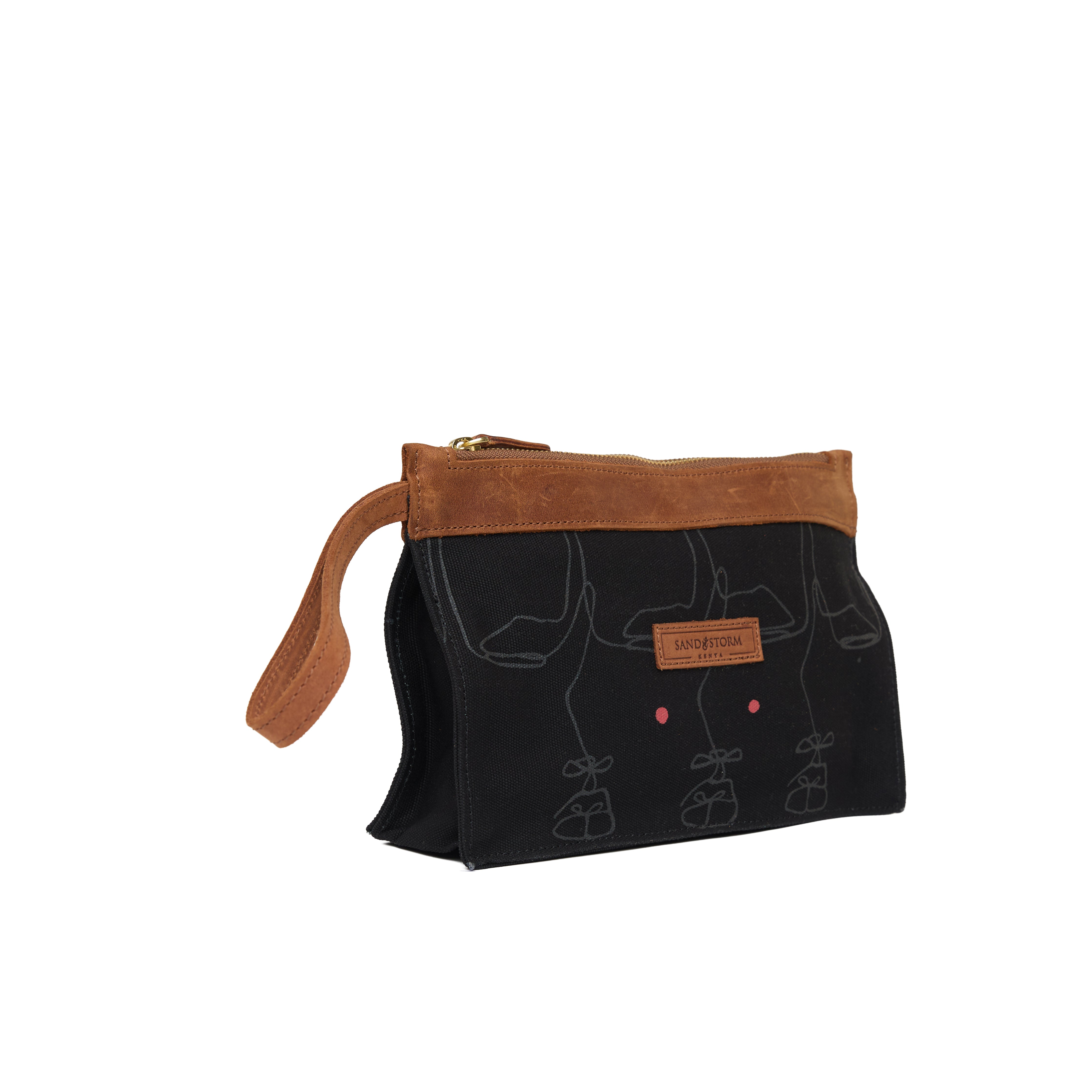 Canvas Agnes Pouch Intertwine Print x EndoSquared — view 2
