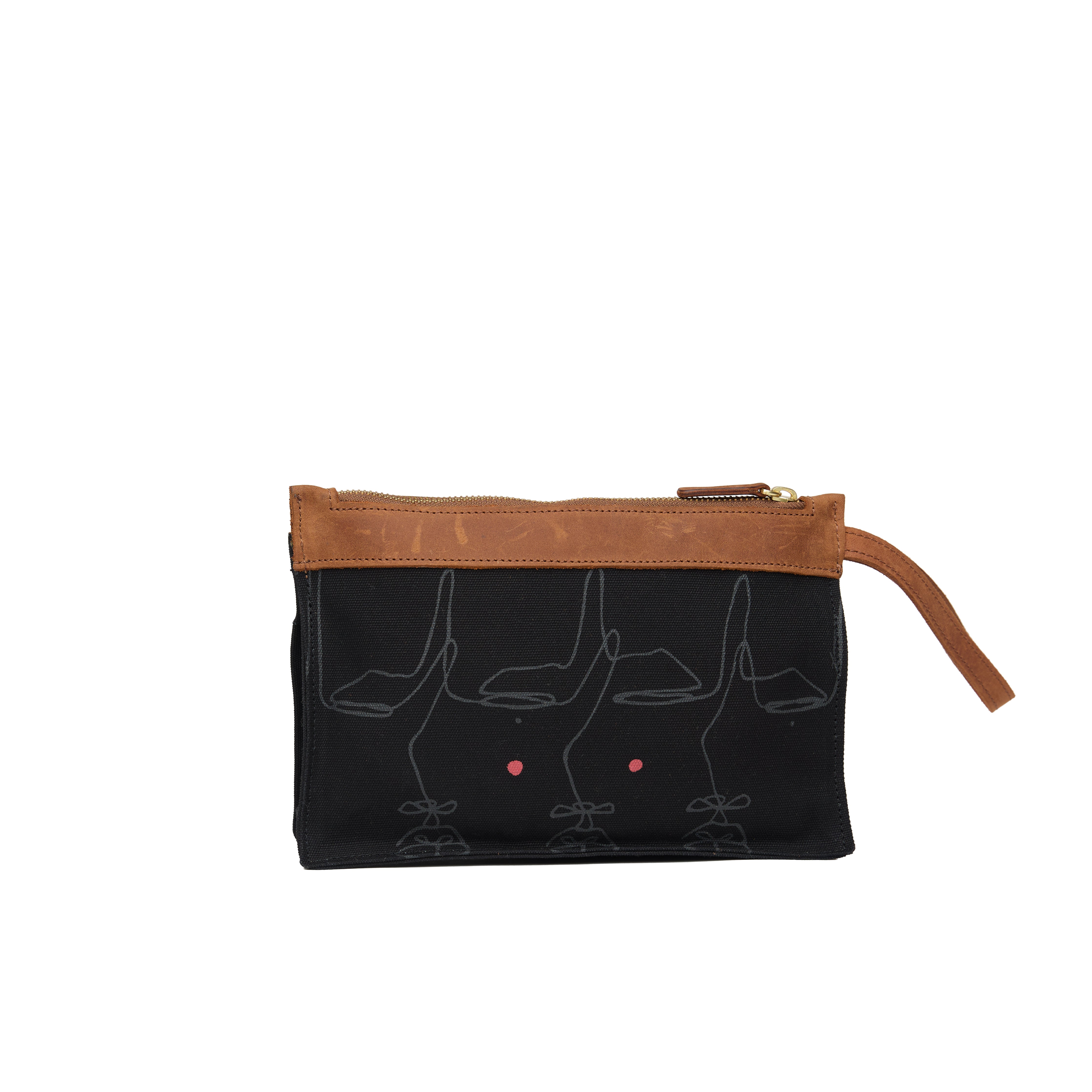 Canvas Agnes Pouch Intertwine Print x EndoSquared — view 3