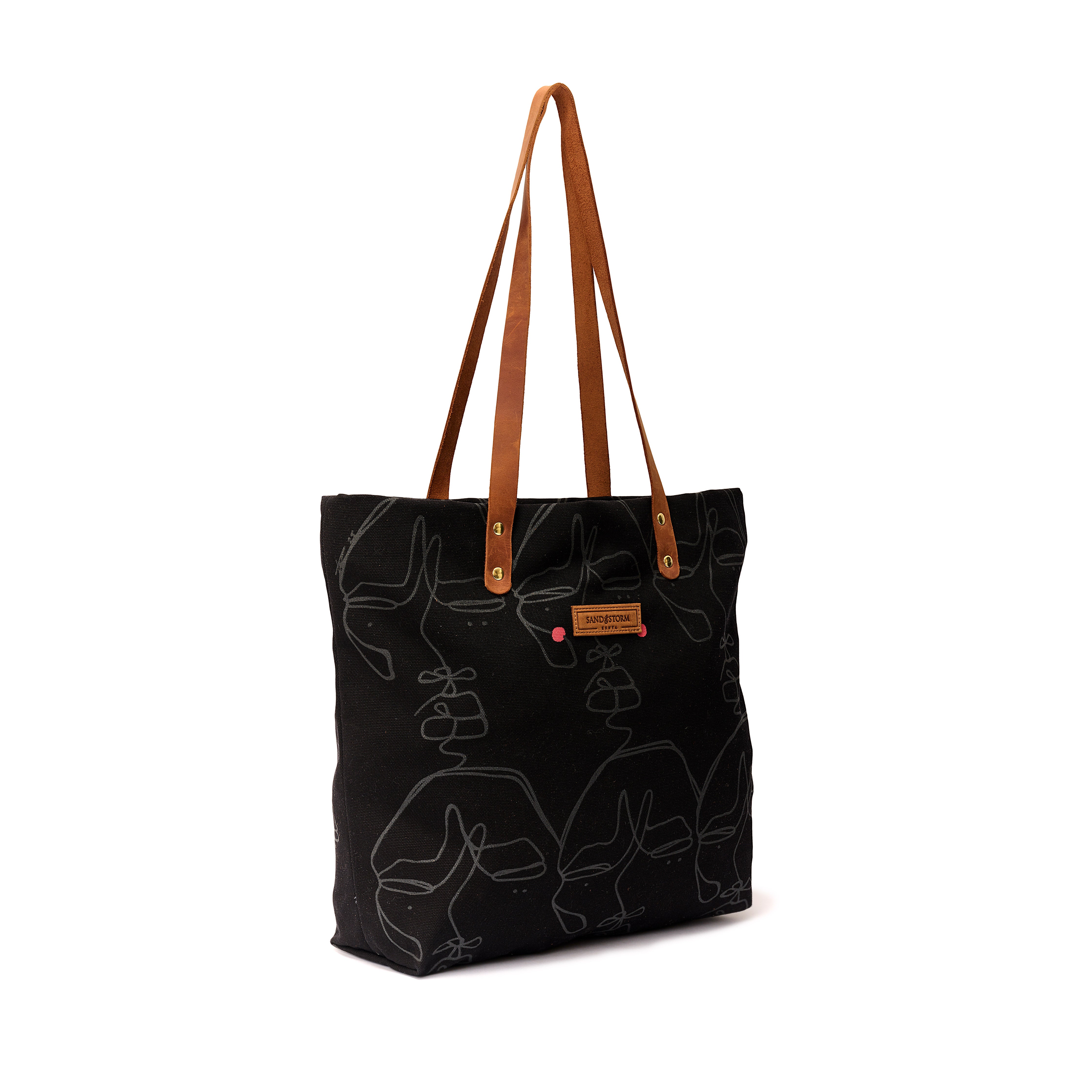 Canvas Dorothy Tote Sita Print x EndoSquared — view 2