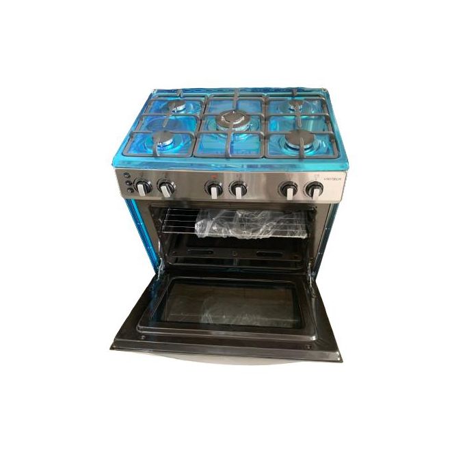 Cooker 5 Gas Burners with WOK Double Flame, Gas Oven 76*63.5cm 2YR Warranty — view 3