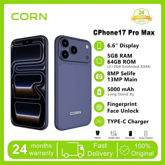 CPHONE 17PRO MAX, 6.6", 64GB Storage +5(2+3Extended) RAM, 5000mAh (Dual SIM) — view 3