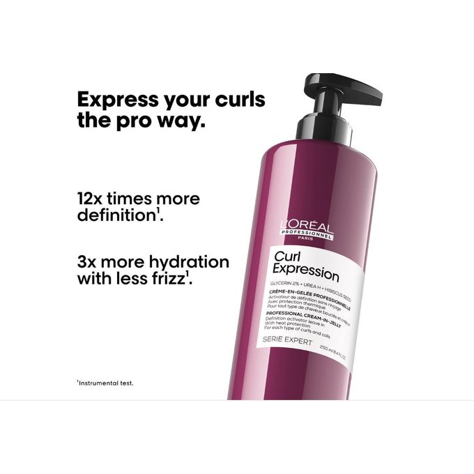 Curl Expression Definition Activator 250ml - With Heat Protection for all Types of — view 3