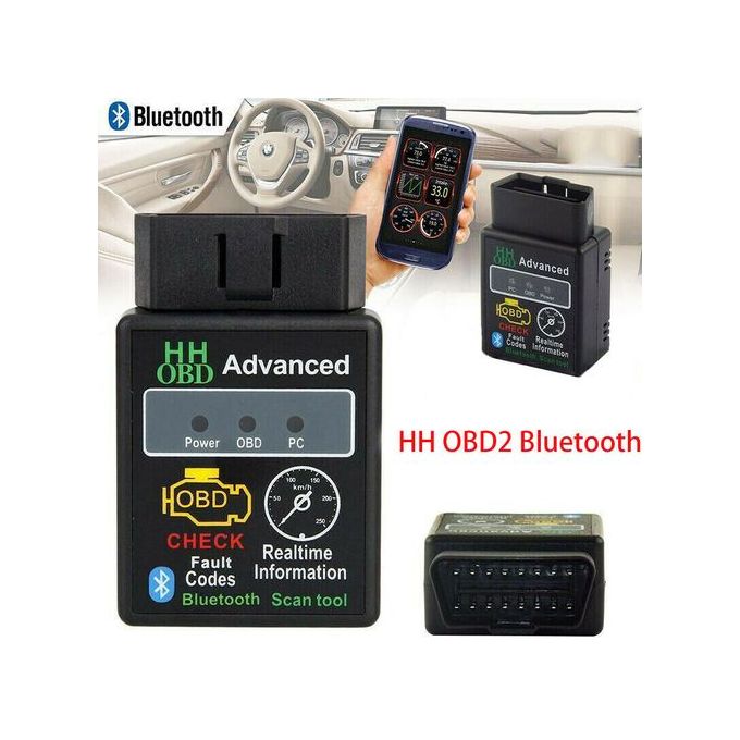 ELM327 HH OBD Advanced Bluetooth Car Auto Diagnostic Scanner Diagnosis Code Reader — view 2