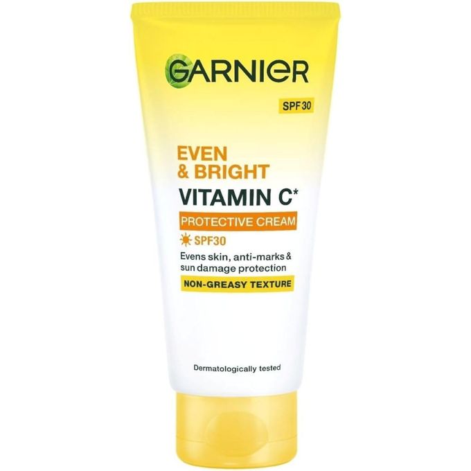 Even & Bright Vitamin C Cream SPF30 - 50ml, Unisex, Non-Greasy, Reduces Dark Marks