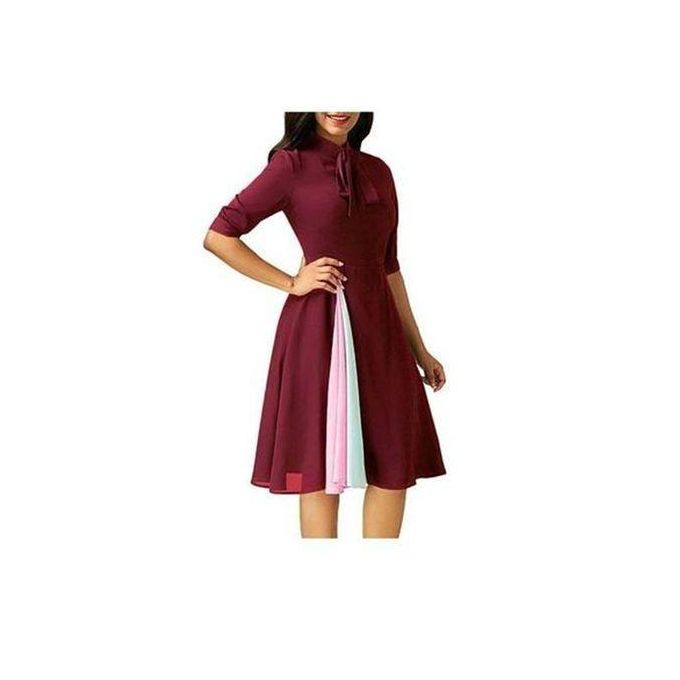 Female Office Long Gowns Dresses Party Ladies Corporate