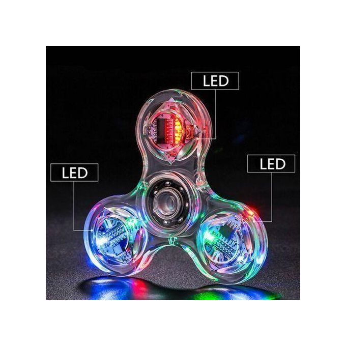 Fingertip LED Spinning Top Stress Relief Toy For Children — view 2