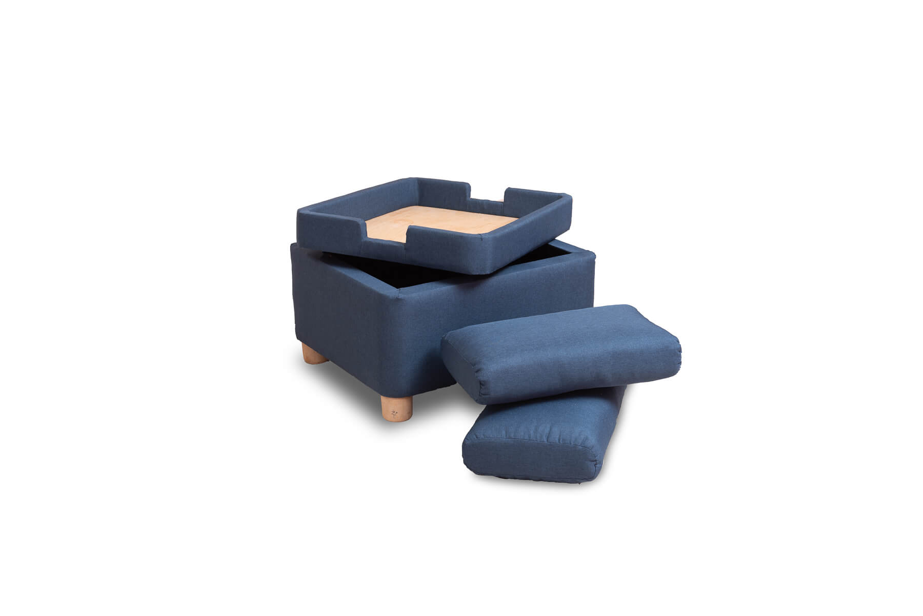 Footstool with Storage — view 2