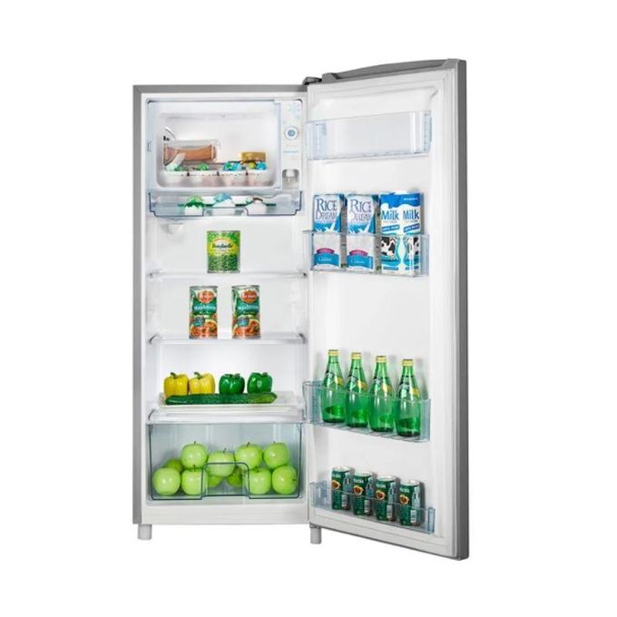 Fridge 176 Liters With Dispenser Single Door - Silver (2YRs WRTY) — view 3