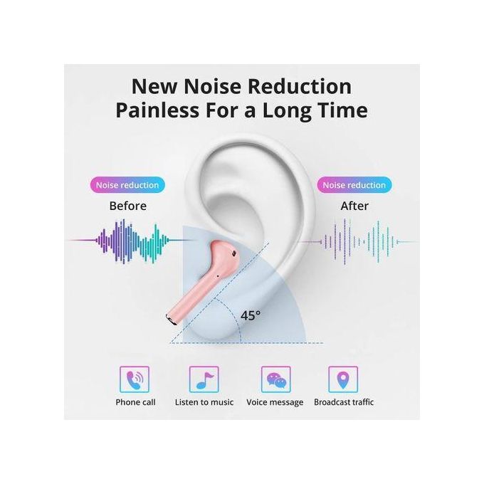 Grey Bluetooth Headsets Wireless Pods Pro Earpods Earphones — view 3