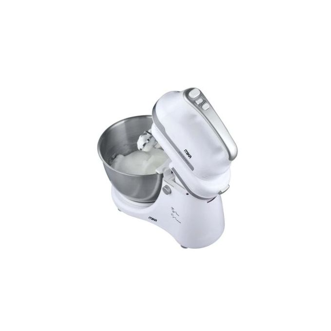Hand Mixer With Stand, Milky White & Sliver — view 2