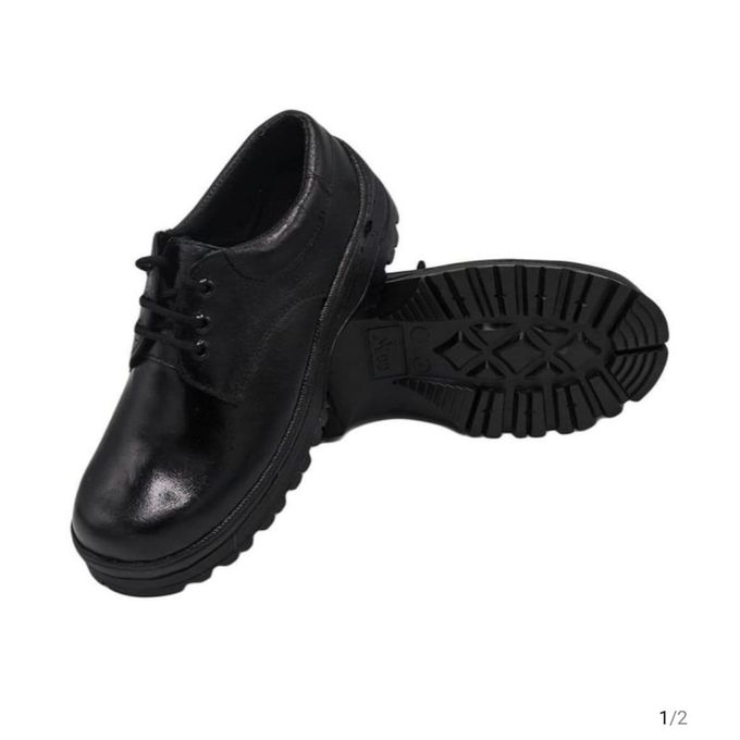 Hawi Unisex School leather toughees shoes — view 3