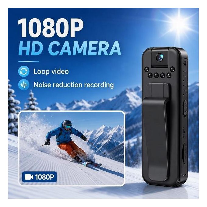HD 1080P Mini Camera Portable Digital Video Security Camera Recorder Police Cam — view 3