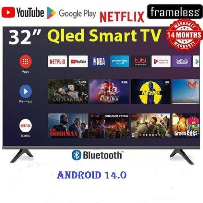 HTC3288QS 32" inch SMART ANDROID QLED HD TV WIFI ENABLED TV NETFLIX TV YOUTUBE TV — view 2
