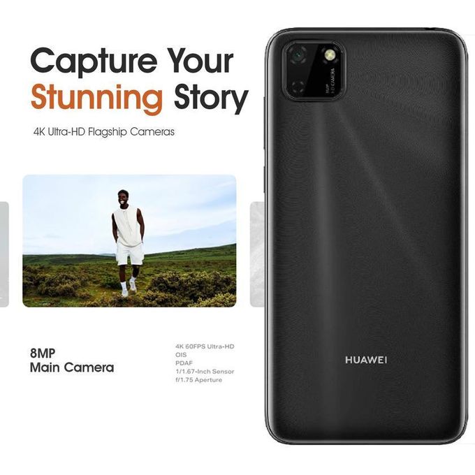 Huawei Y5P Black 5.45" 4+64G 8MP 3020mAh — view 3