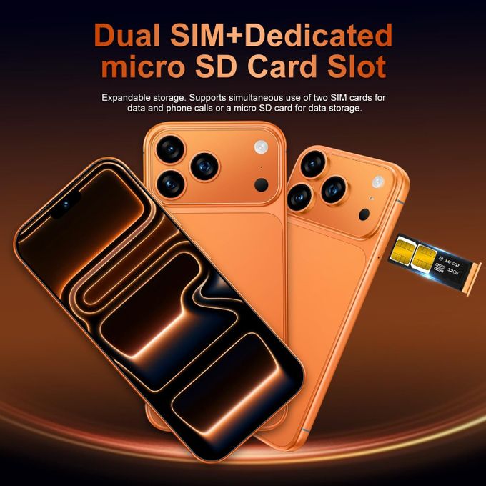 i17 Pro Max 6.6 Inch Android Smartphone 4+64GB 4G Network incell HD Screen Dual SIM — view 2