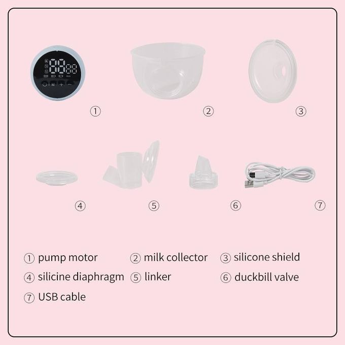 Intelligent Automatic Portable Wireless Rechargeable Wearable Single Electric Breast — view 2