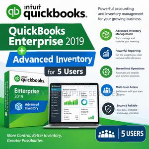Intuit QuickBooks Enterprise 2019 + Advanced Inventory (5 User)
