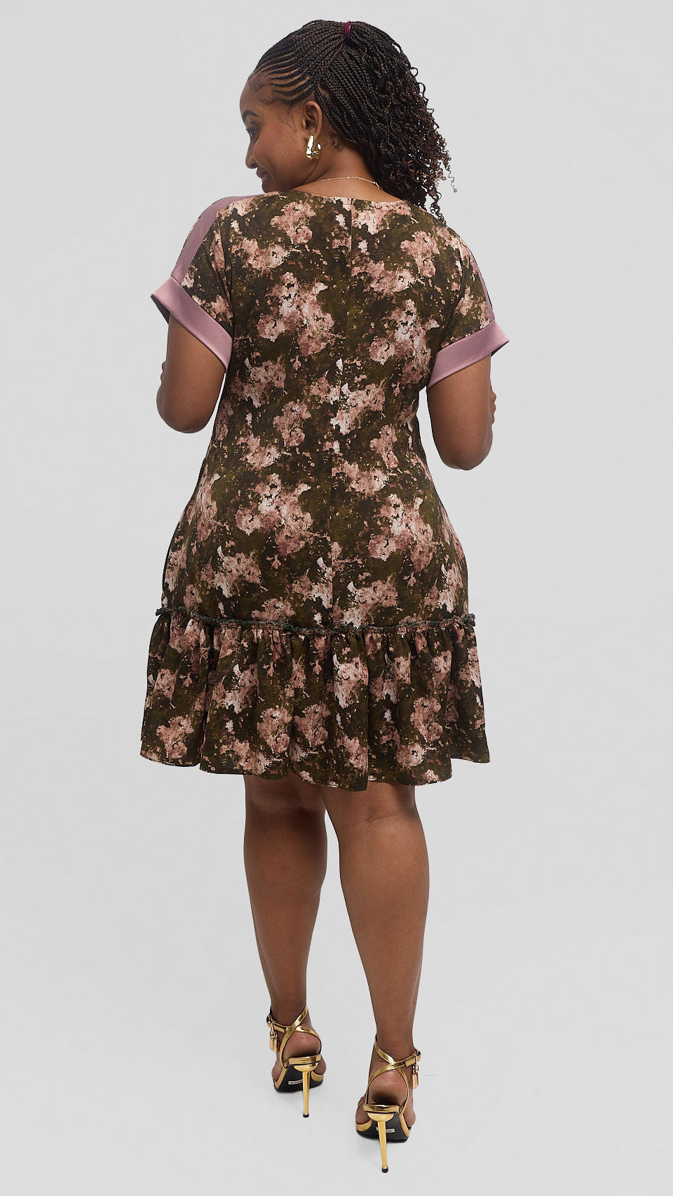 Jolly Fancy Wear Joy Shift Dress - Jungle Green — view 2
