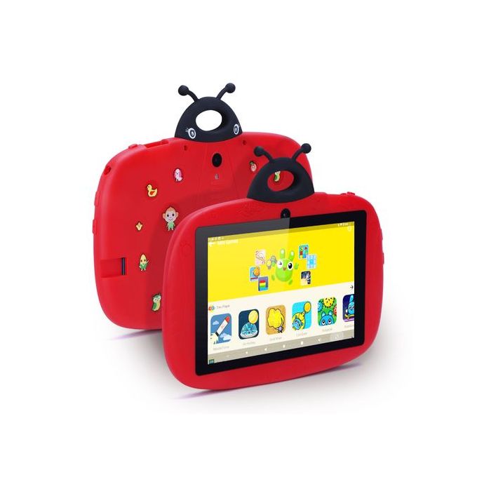 Kid Tablet 7 Inch For Kid 1024*600 Screen 3000mAh With 4-hour Battery Life Red