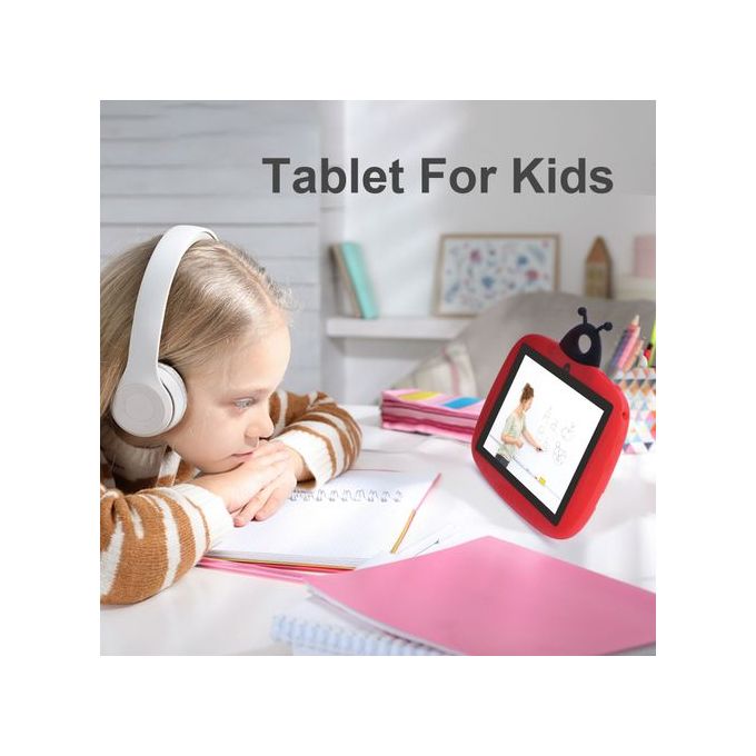 Kid Tablet 7 Inch For Kid 1024*600 Screen 3000mAh With 4-hour Battery Life Red — view 2