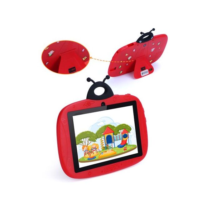 Kid Tablet 7 Inch For Kid 1024*600 Screen 3000mAh With 4-hour Battery Life Red — view 3
