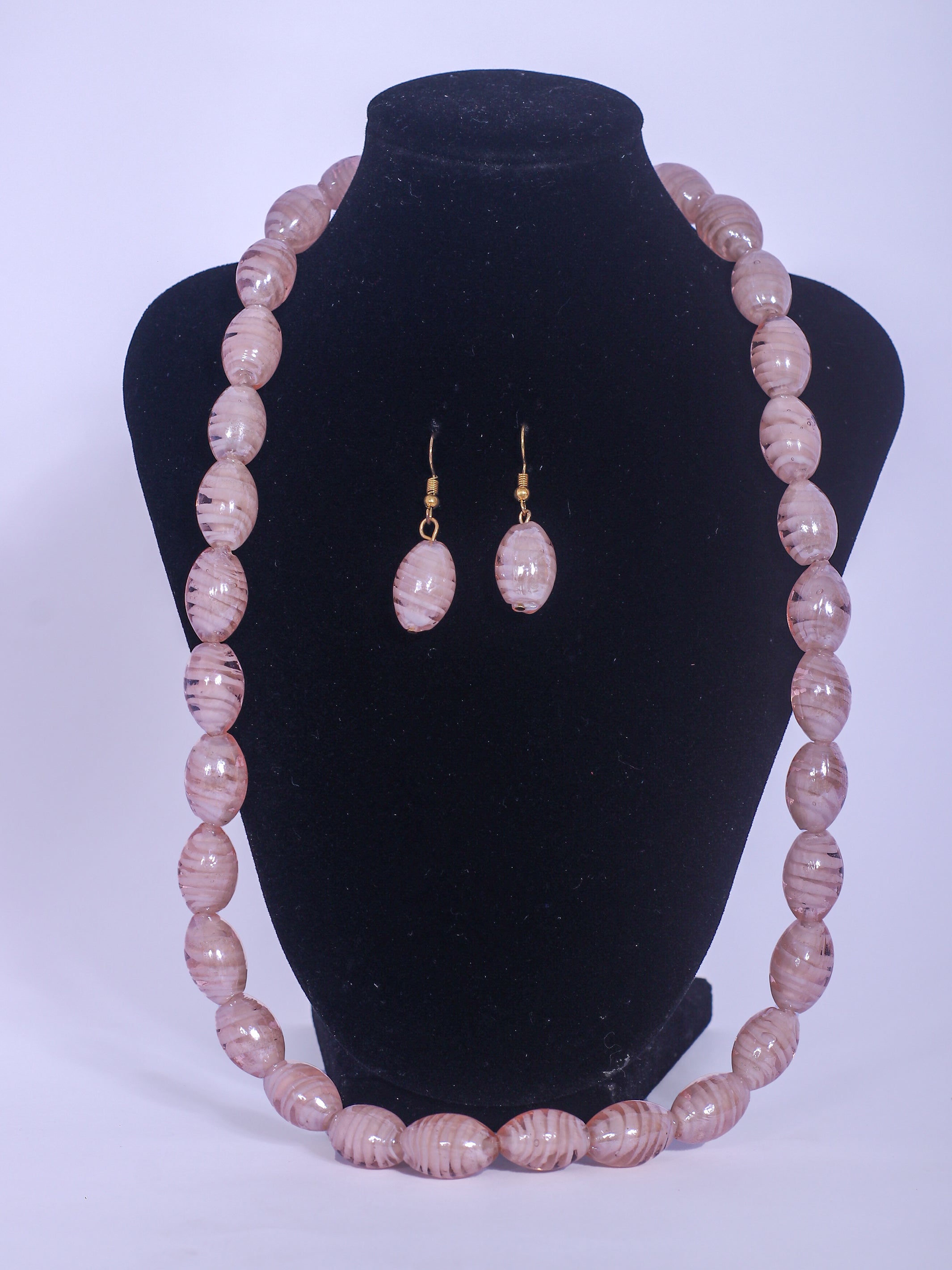 Klewisia Closet Shiny Pearls Necklace - Pink