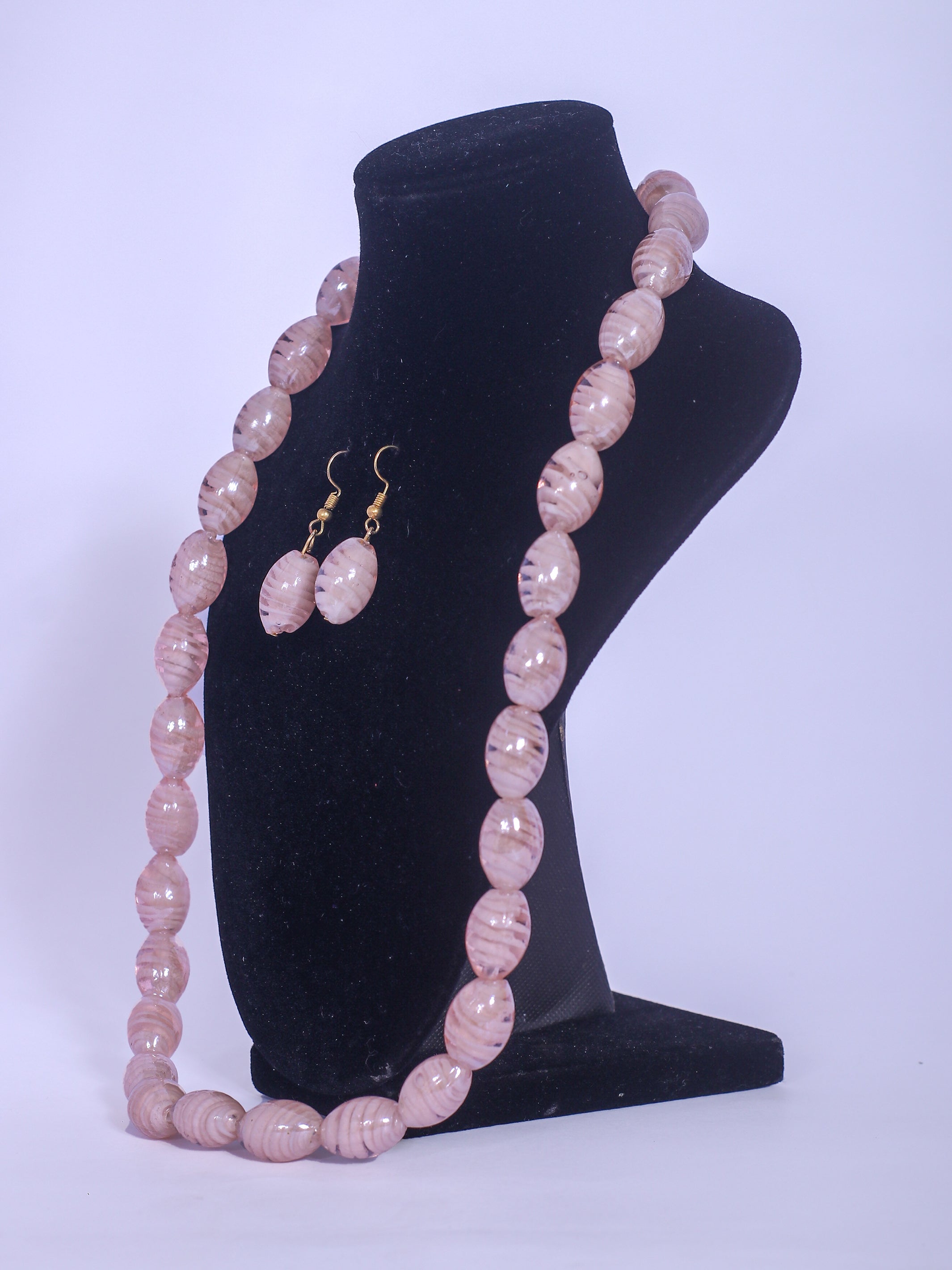 Klewisia Closet Shiny Pearls Necklace - Pink — view 3
