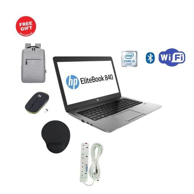 Laptops EliteBook 840 Intel Core i5, 8GB RAM, 500GB HDD Refurbished Laptop, 14"