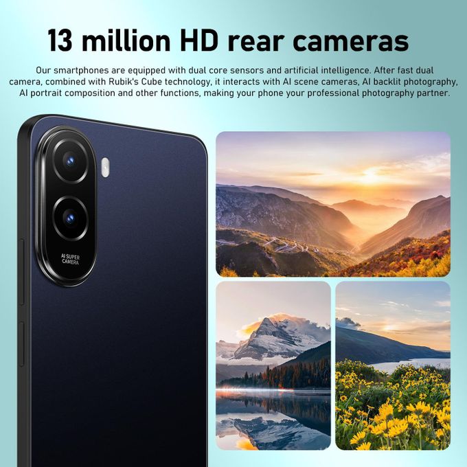 M7 Plus 6.51 inch Android Smartphone, 4GB+128GB,HD Screen,Android 11.0,4G Network — view 2