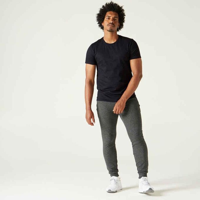 Men's Fitness Regular-fit T-shirt Sportee - Black — view 2