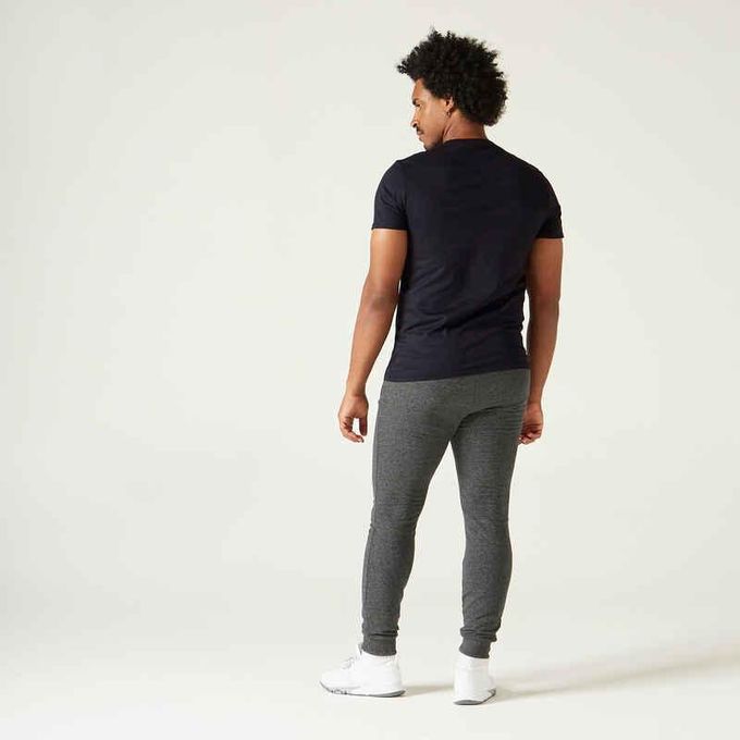 Men's Fitness Regular-fit T-shirt Sportee - Black — view 3