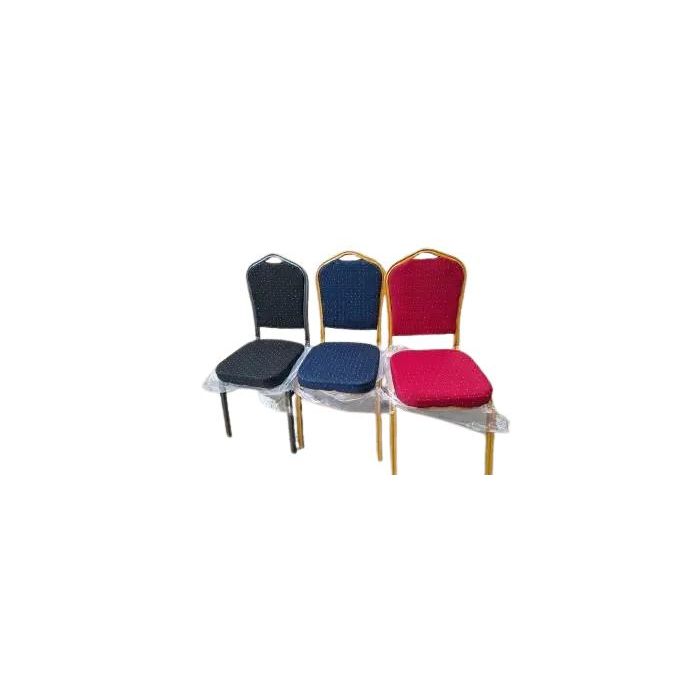 Modern Conference Room Chairs - Red Upholstered Seating with Durable Frame and Sleek — view 3