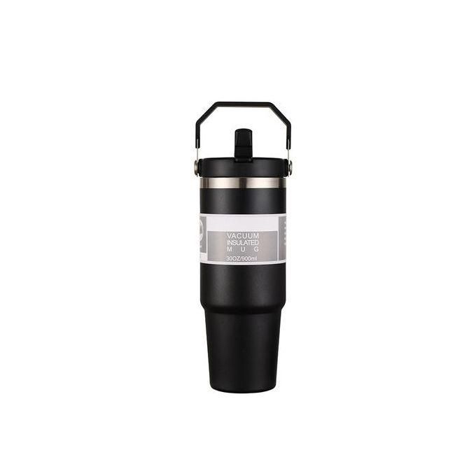 Naija-Tested 900ML Steel Flask - 24H Ice/Coffee Keeper for Workers & Road Trips — view 3