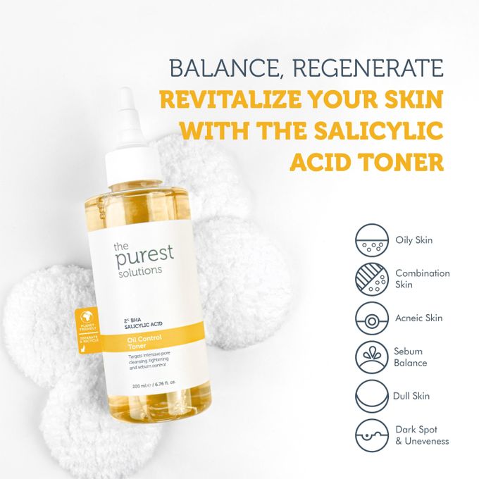 Oil Control Toner 2% BHA SALICYLIC ACID 200ml — view 2