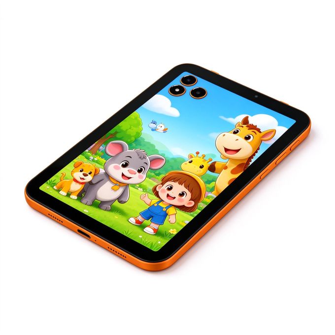oPlayBibe 7 Inch Kids Tablet, Preloaded Games & Learning Apps, Dual SIM + FREE TWS — view 3