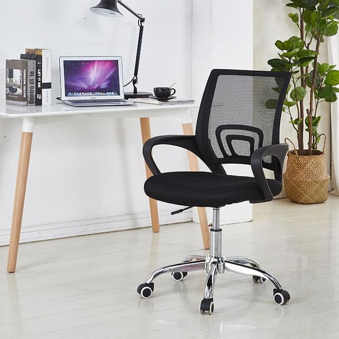 Orthopedic Secretarial Office Chair With Mesh Swivel Chai — view 2