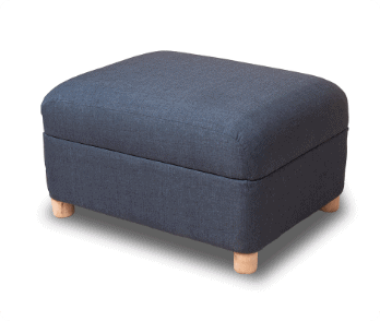 Ottoman with Storage — view 2