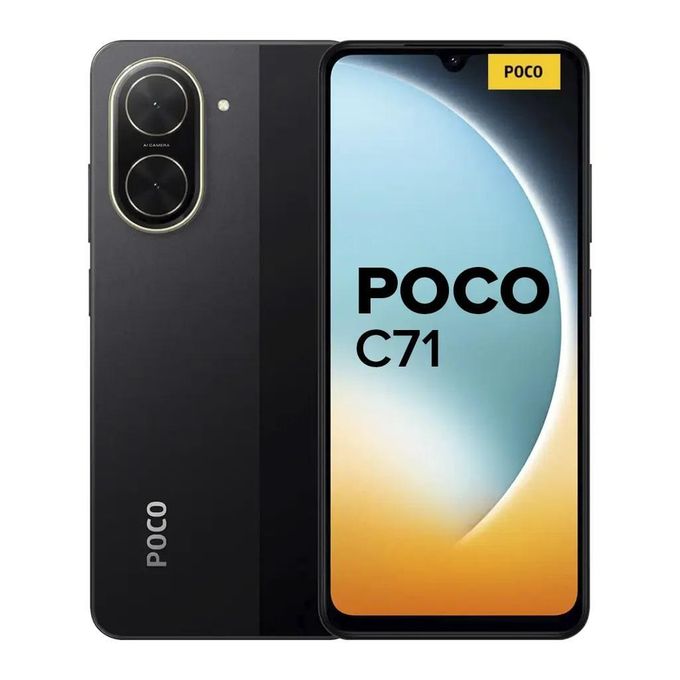 POCO C71, 6.88", 64GB + 3GB RAM (Dual SIM), 5200mAh, 4G - Black (25 Months Warranty) — view 2