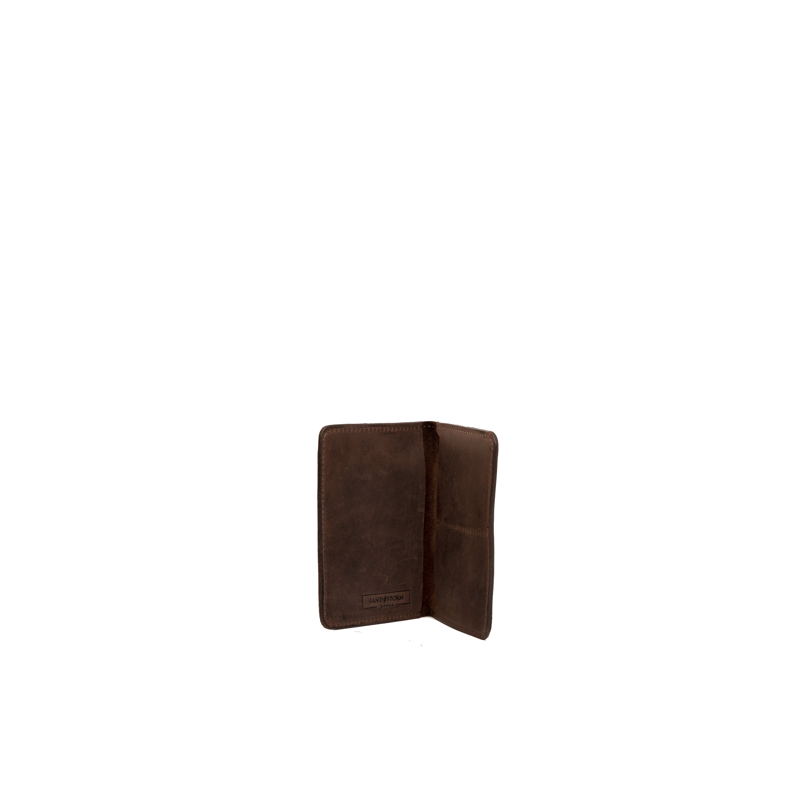 Pull-up Leather Charles Passport Holder