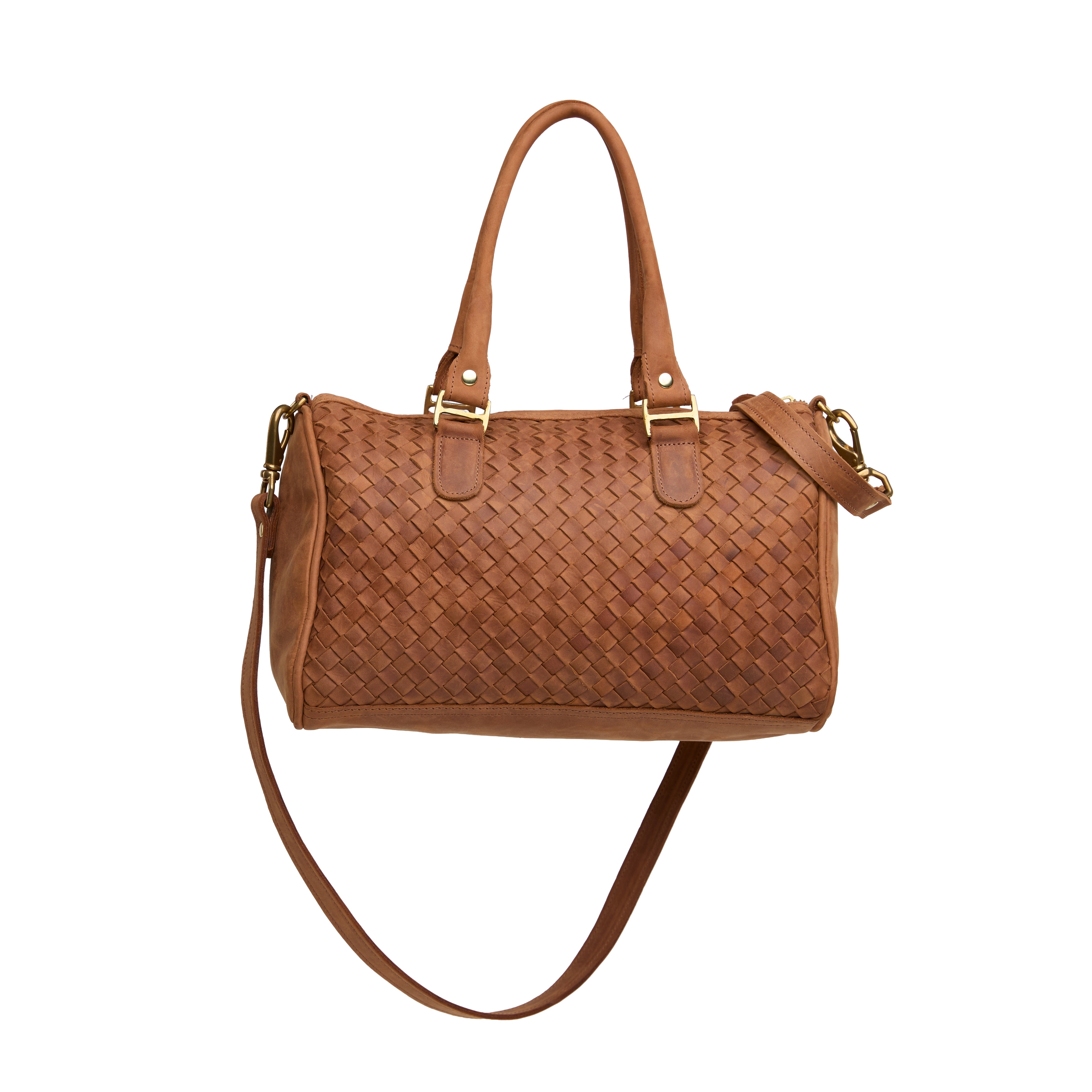 Pull-up Leather Virginia Bag Woven — view 2
